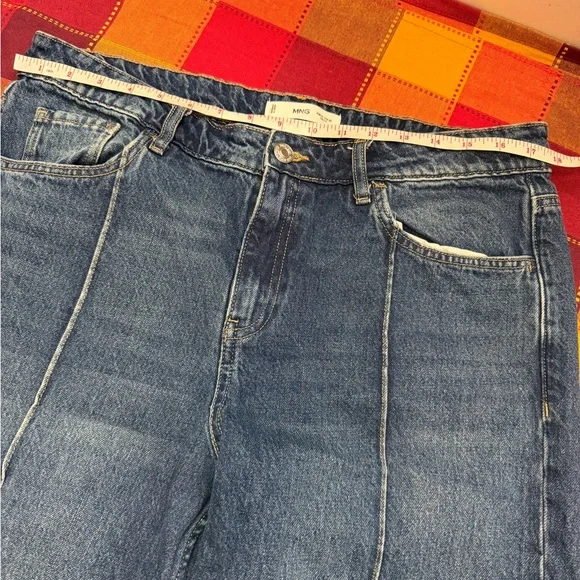 MNG wide legs high rise roll up Jeans - Picture 6 of 12